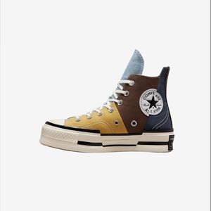 Converse Chuck 70 Plus W size 9 M size 7 color Brown/Navy Blue/Mustard